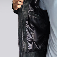 Vintage Style Leather Biker Jacket - Luxury Outerwear