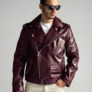 Black Leather Biker Jacket – Asymmetrical Zipper Moto Jacket